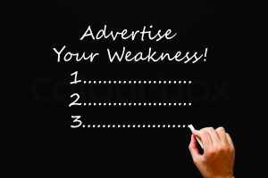 Advertise Your Weakness!!-img