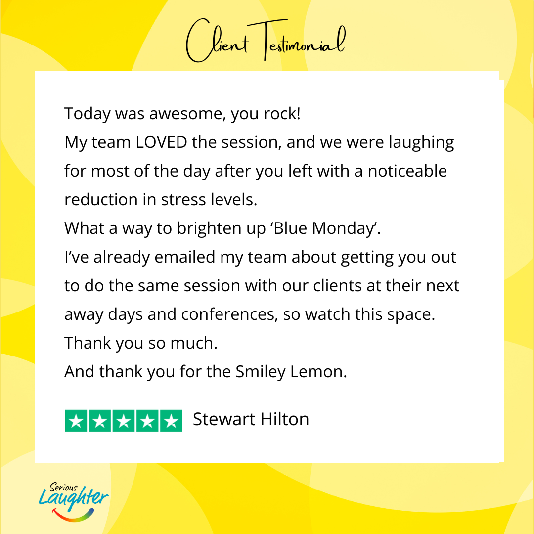 My team LOVED the Laughter Yoga session-img