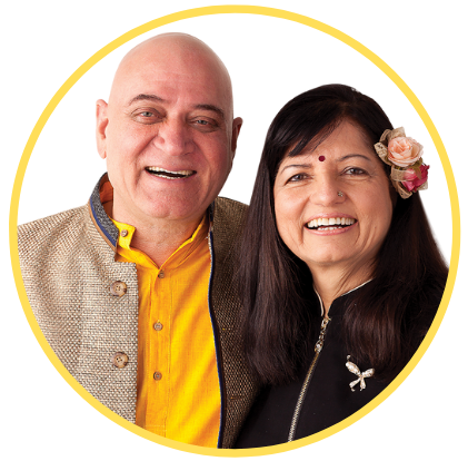 Dr Madan Kataria and Madhuri Kataria